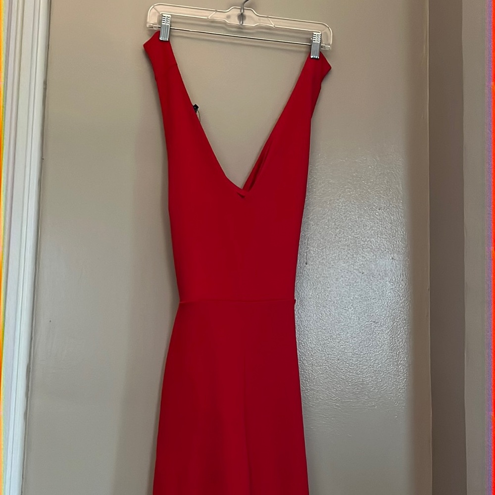 NWT red jump suit